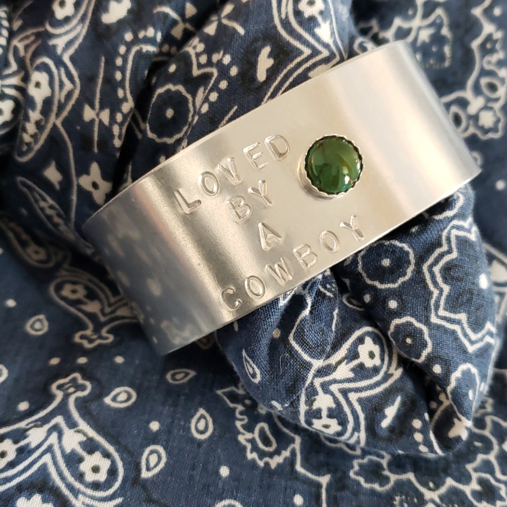 Loved by a cowboy cuff